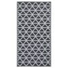 vidaXL Outdoor Carpet ARAKIL Black 160x230 cm PP