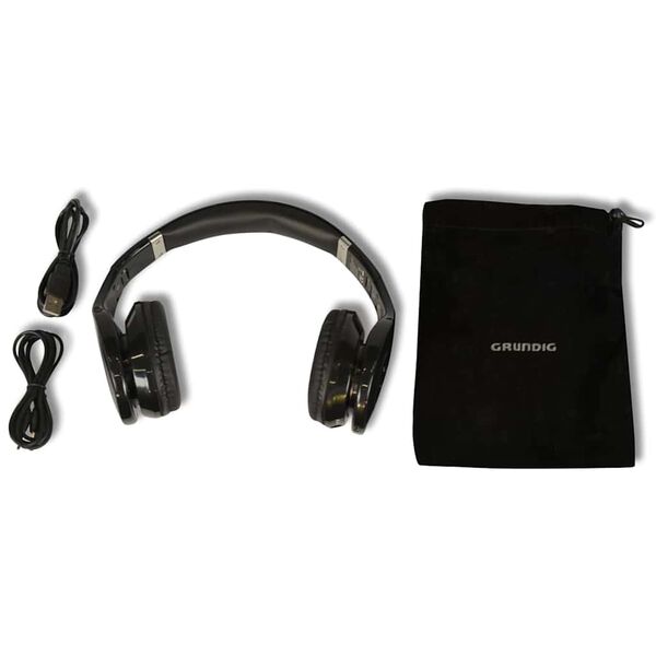Grundig Headphone Stereo Bluetooth Black 300 mAh