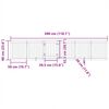 vidaXL Dog Gate with Door Foldable 6 Panels Brown 300 cm Poplar Wood