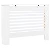 vidaXL Radiator Covers 2 pcs White 112x19x81.5 cm MDF