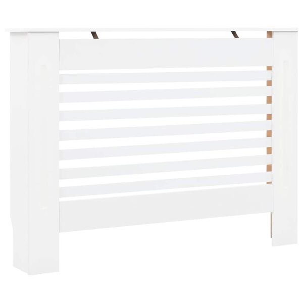 vidaXL Radiator Covers 2 pcs White 112x19x81.5 cm MDF