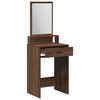 vidaXL Dressing Table Brown Oak 50 x 41 x 140 cm Engineered Wood