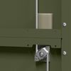 vidaXL Storage Cabinet 2 pcs Olive Green 90 x 40 x 180 cm Steel