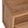 vidaXL TV Cabinet Solid Teak Wood with Natural Finish 120x30x40 cm