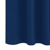 vidaXL Blackout Curtains with Rings Dark Blue Polyester