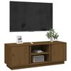 vidaXL TV Cabinet Honey Brown 110x35x40.5 cm Solid Wood Pine