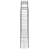 vidaXL Arched Gabion Baskets 8 pcs 200x30x140/160 cm Galvanised Iron
