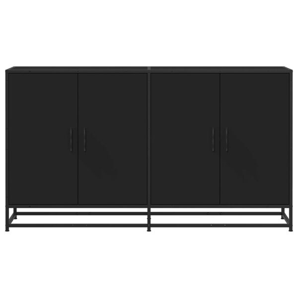 vidaXL Sideboard Black 134x35x76 cm Engineered Wood