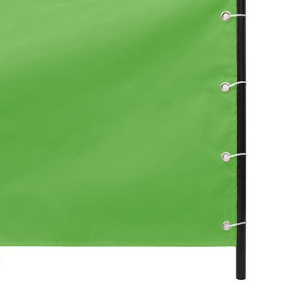 vidaXL Balcony Screen Light Green 100x240 cm Oxford Fabric