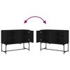 vidaXL Sideboard Black 100x40x79.5 cm Engineered Wood