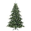 vidaXL Artificial Hinged Christmas Tree Green 210 cm PVC and Steel
