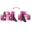 vidaXL Kids'Loft Bed Frame Black and Pink 79.5 x 200 cm Metal