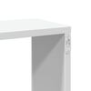 vidaXL Wall Shelf White 167.5x18x68 cm Engineered Wood