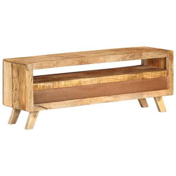 vidaXL TV Cabinet 110x30x40 cm Solid Mango Wood