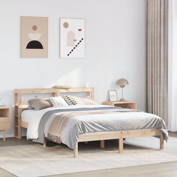 vidaXL Bed Frame without Mattress 120x200 cm Solid Wood Pine
