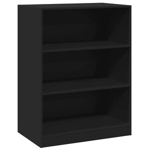 vidaXL Wardrobe | Black | Engineered wood | Compact | Wardrobe | Rectangular