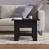 vidaXL Coffee Table Black 55x55x42 cm Engineered Wood