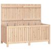 vidaXL Garden Storage Box 134x68x64 cm Solid Wood Pine