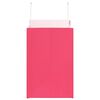 vidaXL Paper Bags 250 pcs with Handles Pink 26x17x25 cm