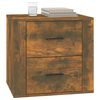 vidaXL Bedside Cabinet Smoked Oak 50x39x47 cm