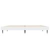 vidaXL Bed Frame without Mattress White 135x190 cm Double Engineered Wood