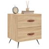 vidaXL Bedside Cabinets 2 pcs Sonoma Oak 40x35x47.5 cm Engineered Wood