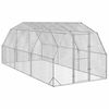 vidaXL Chicken Run 2,5x6x2,25 m Galvanised Steel