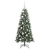 vidaXL Artificial Christmas Tree with 150 LEDs with Stand Green 120 cm