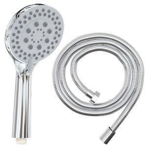 vidaXL Shower Head Set Chrome 150 cm Stainless Steel