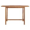 vidaXL Garden Table 120x120x75 cm Solid Teak Wood