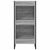 vidaXL Book Cabinet Grey Sonoma 40 x 30 x 86.5 cm Engineered Wood