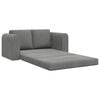 vidaXL Folding Sofa Bed Dark Grey 148 x 71 x 83 cm Velvet