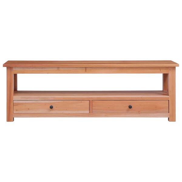 vidaXL TV Cabinet 115x30x40 cm Solid Mahogany Wood