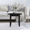 vidaXL Coffee Table Black &Oslash; 55x45 cm Solid Wood Pine