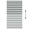 vidaXL Zebra Blind Dark Grey 125x200 cm Fabric Width 120.9 cm Polyester