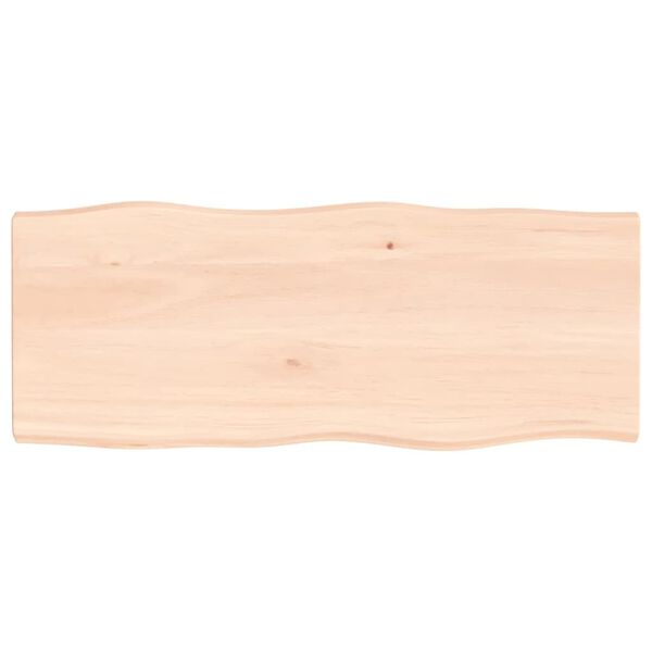 vidaXL Table Top 100x40x(2-4) cm Untreated Solid Wood Live Edge
