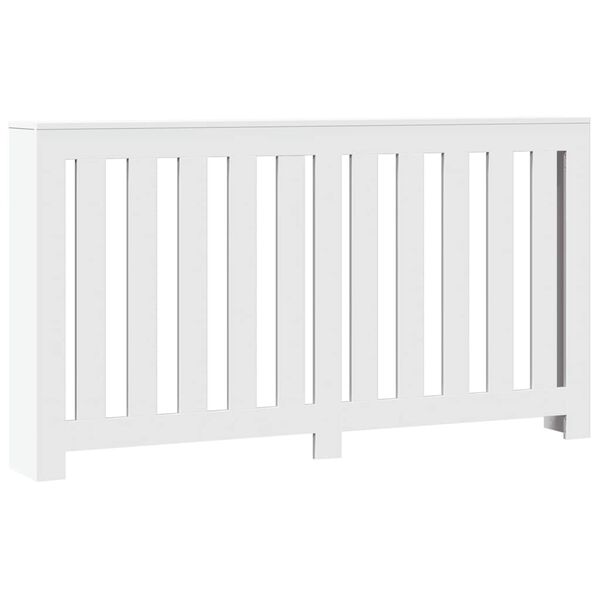 vidaXL Radiator Cover White 149x20x82 cm Engineered Wood