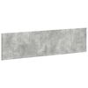 vidaXL Wall-Mounted Headboard EDE Concrete Grey Engineered Wood
