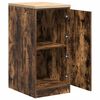 vidaXL Garage Storage Cabinet Smoked Oak 40x51x85 cm Solid Wood Pine