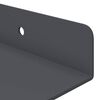vidaXL Floating Shelf 4 pcs Anthracite 100 x 9 x 2.5 cm Steel
