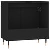 vidaXL Bathroom Cabinet Black 58x33x60 cm Engineered Wood