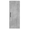 vidaXL Wall Mounted Cabinet Concrete Grey 34.5x34x90 cm Engineered Wood
