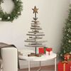vidaXL Christmas Tree with Stand Brown 90 cm Solid teak wood