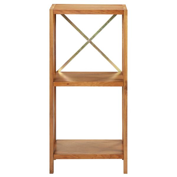 vidaXL 3-Tier Shelf 40x30x87 cm Solid Oak Wood