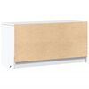 vidaXL TV Cabinet with LED White 100x34x50 cm Engineered Wood