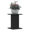 vidaXL Plant Stands 2 pcs Black 30x30x40 cm Engineered Wood