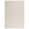vidaXL Rug ZIZUR Cream 120x170 cm Jute Look Indoor and Outdoor