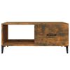 vidaXL Coffee Table Smoked Oak 90x50x40 cm Engineered Wood