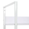 vidaXL 4-Layer Book Shelf White 60x27.6x124.5 cm Engineered Wood