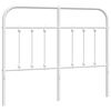 vidaXL Metal Headboard White 120 cm